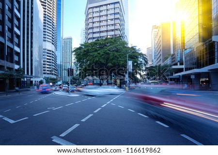 Brisbane city street