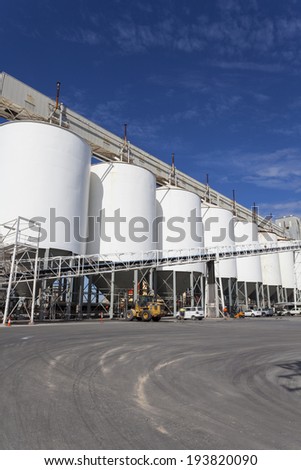 Grain storage tanks