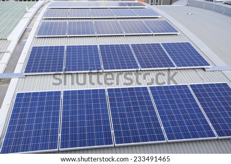 Rooftop solar panels in Sydney, Australia
