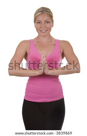 healthy fitness model posing on white isolated background