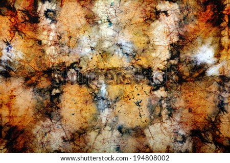 Cardboard surface structure with scratches, brown colored background texture