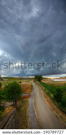 Tall Stormy Landscape