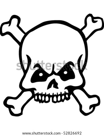 stock vector Scary Skull Save to a lightbox Please Login