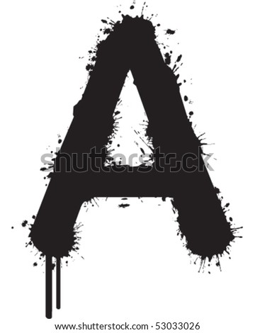letter a-z graffiti fonts