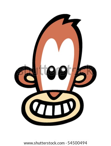 Monkey Face Vector