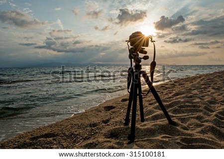 Photographing a seascape