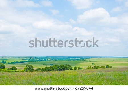Wide Open Prairie in late spring