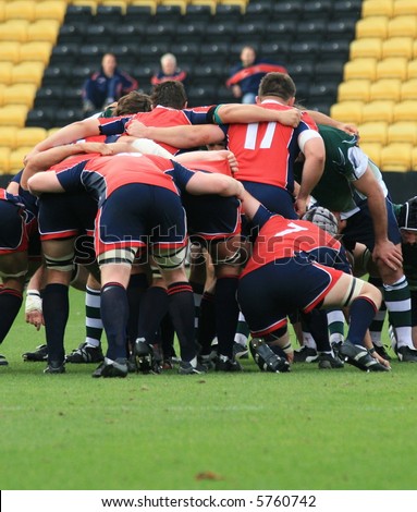 rugby setting the scrum