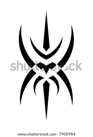 stock vector Tribal symbol Simple vector tribal pattern