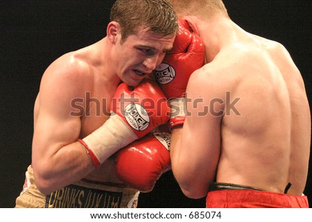 Matthew Macklin (left) against Michael Monaghan.Irish Light Middleweight Championship.Pro Boxing at the National Boxing Arena.