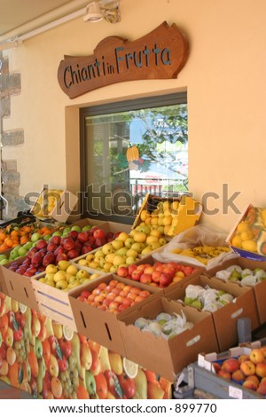 An Italian Fruit Stall