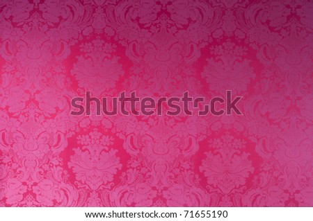 Red seamless floral pattern photo shot
