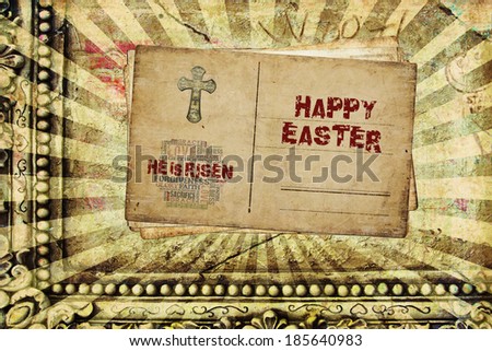 Happy Easter, He is Risen Background
