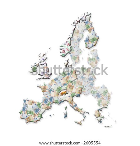 Map Of Europe With Eurozone Countries, And Non-Eurozone Countries ... Map Of Europe With Eurozone Countries, And Non-Eurozone Countries ...