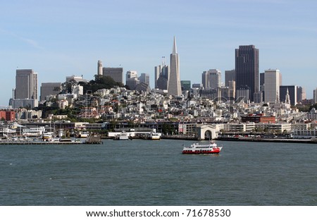 stock photo Scenic view of San Francisco California