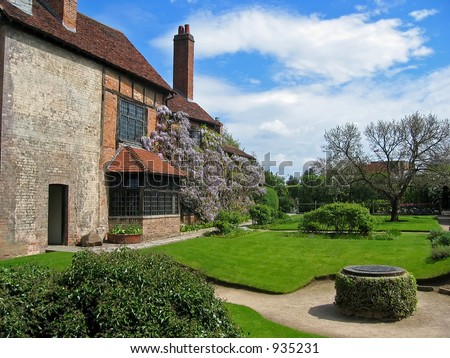 Home of William Shakespeare at Stratford-upon-Avon, England