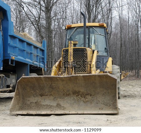 Front Loader Tractor or Bulldozer