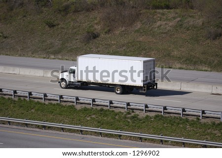 Box Delivery or Moving Truck