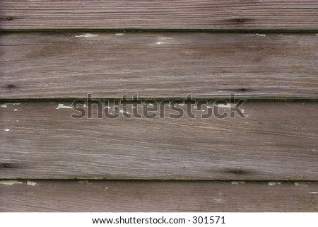 Weathered wood siding