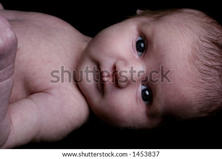 newborn with content expression