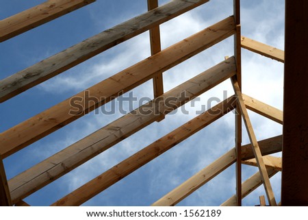 rafters from first floor perspective
