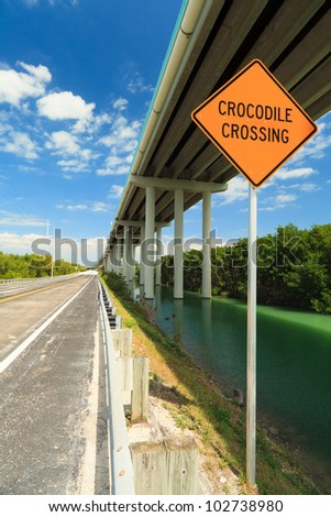 Bridge Crossing Sign