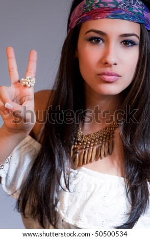 Multiple Peace Signs