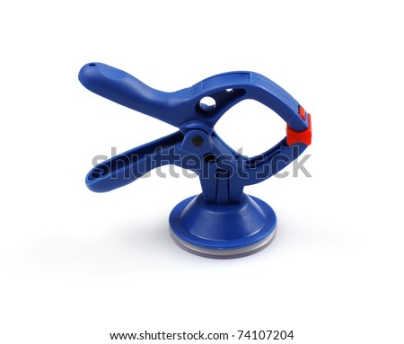 Clamp with suction cup
