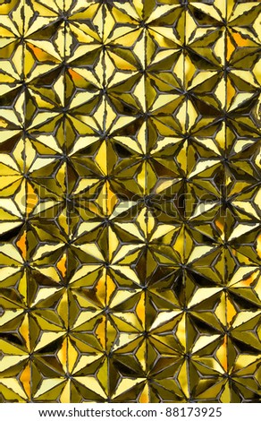 Vintage Gold wall background pattern