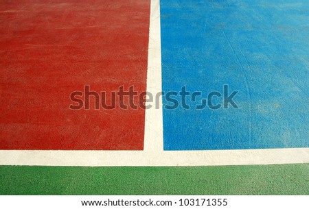 futsal court indoor sport stadium for background texture and design