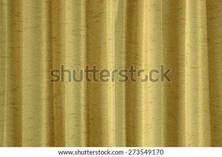 Gold curtain texture background with space for design