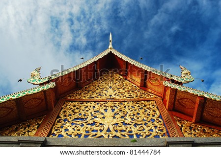 Temple art of Thailand architecture in asia ayutthaya bangkok