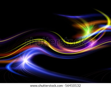 stock photo abstract colorful design on a black background