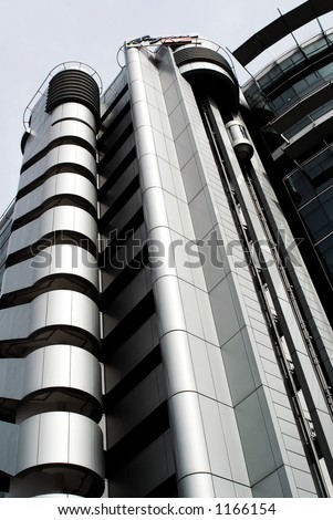 Hi-tech modern building details - Strong lines and patterns. Great as a background or a design element.