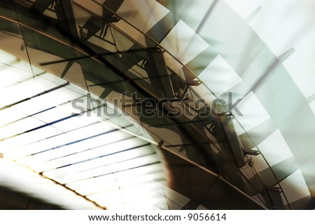 Hi-Tech Abstract architectural Background. Great as a background or a design element.