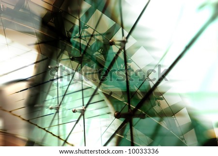 Hi-Tech Abstract architectural background. Great as a background or a design element.
