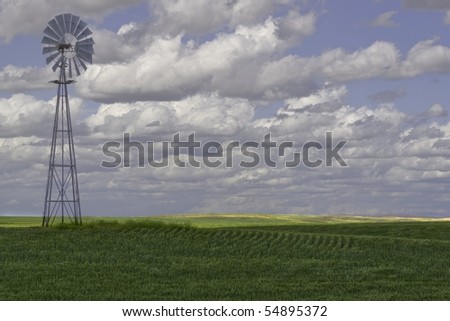 Windmill in eastern Washington