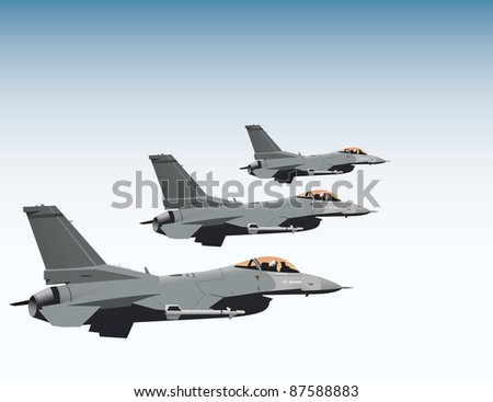 F 16 Vector