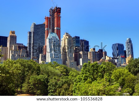 Central Park South in New York City