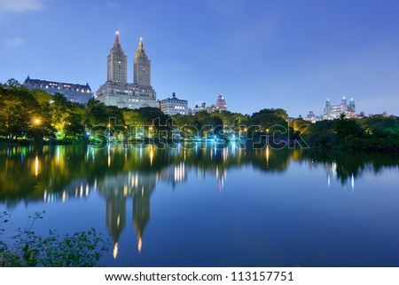 The Lake in New York City\'s Central Park