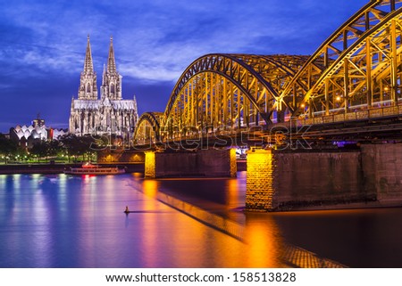 Cologne Cathedral In Cologne, Germany.