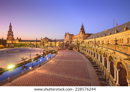 Seville, Spain at Spanish Square