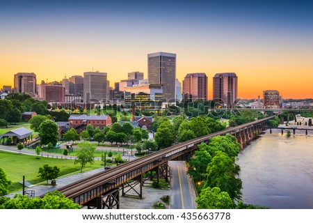 Richmond, Virginia, USA downtown skyline.