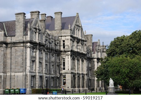 Trinity College in Dublin, Ireland.