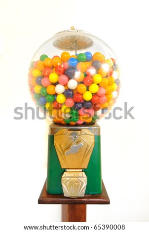 vintage gumball machine