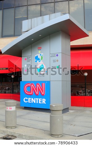 ATLANTA, GEORGIA - MAY 11: CNN (Cable Network News) was the first 24 hour news channel in the United States and the CNN Center headquarters offers tours daily May 11, 2011 in Atlanta, Georgia.