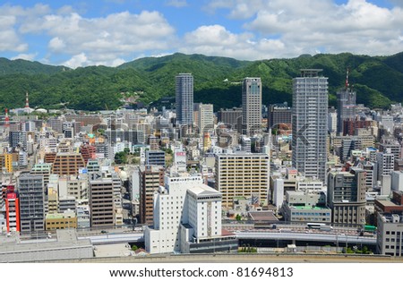 KOBE, JAPAN - JULY 14: In the wake of the 1995 Great Hanshin Earthquake, Kobe quickly emerged as a modern city with the presence of over 100 international corporations July 14, 2011 in Kobe, Japan.