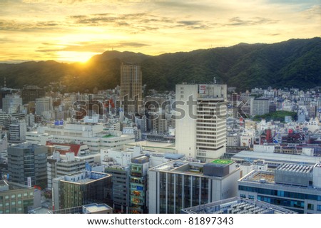 KOBE, JAPAN - JULY 14: In the wake of the 1995 Great Hanshin Earthquake, Kobe quickly emerged as a modern city with the presence of over 100 international corporations July 14, 2011 in Kobe, Japan.