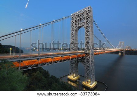George Washington Bridge from New Jersey to New York City