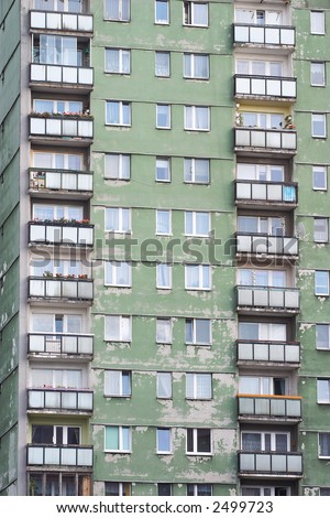 Residential building of poor condition